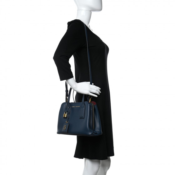 MARC JACOBS Pebbled Calfskin The Editor 29 Tote Blue Sea