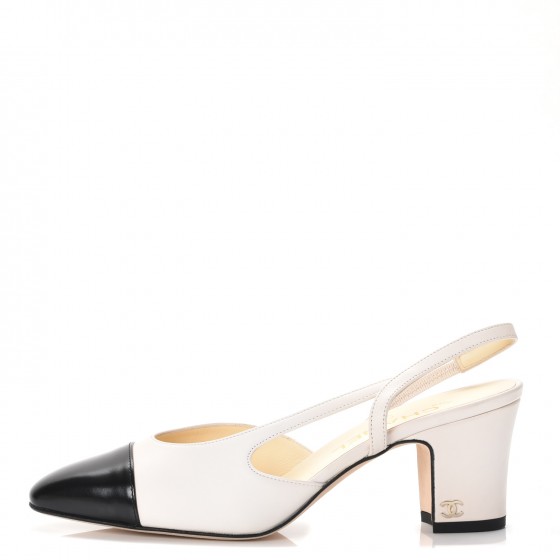 CHANELリボン2ロール白＆黒 CHANEL Vintage Sandals Ribbon EU 37 1/2 Black White Unused