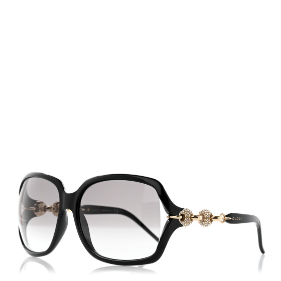 GUCCI Crystal Sunglasses GG3584/N/S Black 1409265 | FASHIONPHILE