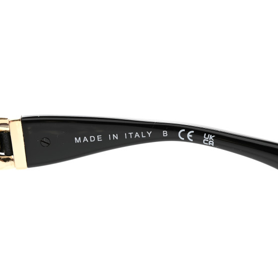 CHANEL Acetate Chain Sunglasses 5465-Q Black 1409332