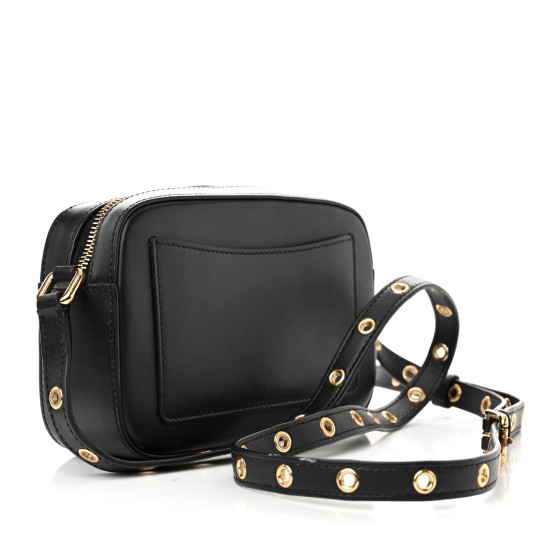 【VIP価格】DOLCE & GABBANA Black Leather Mini Crossbody DOLCE GABBANA Calfskin 3.5 Camera Crossbody Bag Black