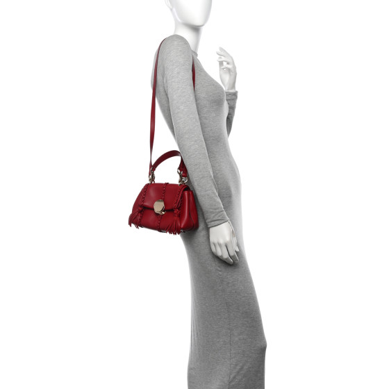 outlet【Chloe】Penelope☆Deep Red Medium ハンドバッグ CHLOE Nappa Mini Penelope Soft Shoulder Bag Red 1448153