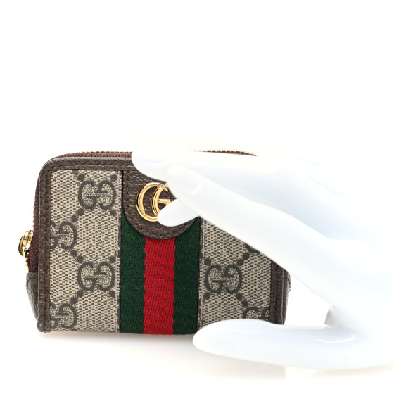 カードケース・名刺入れ OPHIDIA CARD CASE GG SUPREME Ophidia card case in beige and brown GG Supreme | GUCCI® US