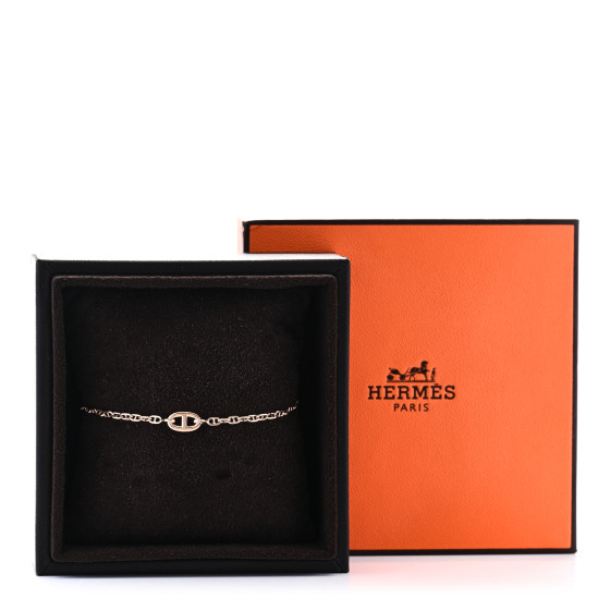HERMES 18K Rose Gold TPM Farandole Bracelet XS 1641216