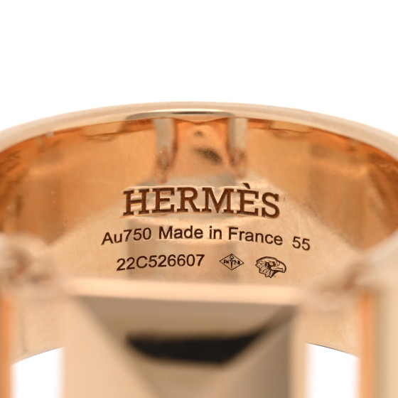 Hermes Clou d'H ring rose gold small model【関税込】 Hermès Clou d'H ring | Hermès USA