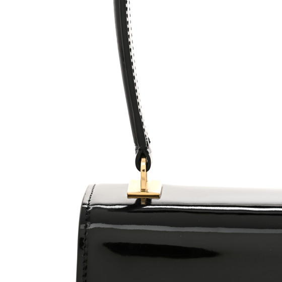 CELINE Patent Teen Vichy Garance Black White 1642709