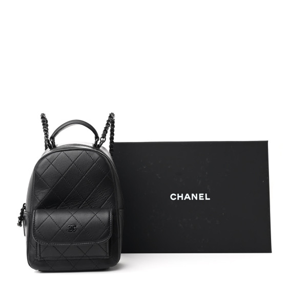 【シンプル☆】CHANEL So Black クラシック ミニ バックパック シンプル☆】CHANEL So Black クラシック ミニ バックパック