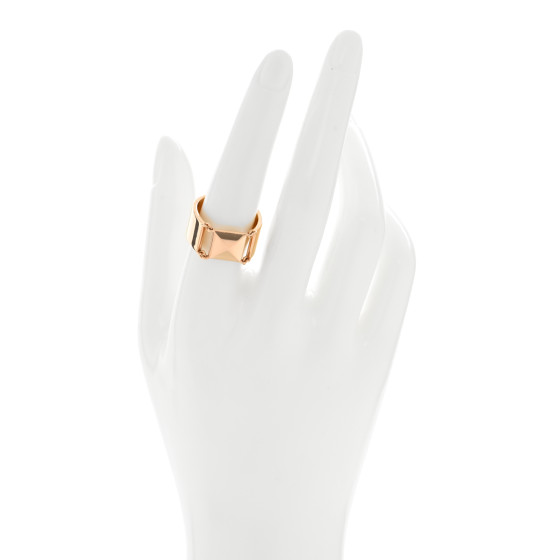 HERMES 18K Rose Gold PM Clou d'H Ring 55 7.25 1639670