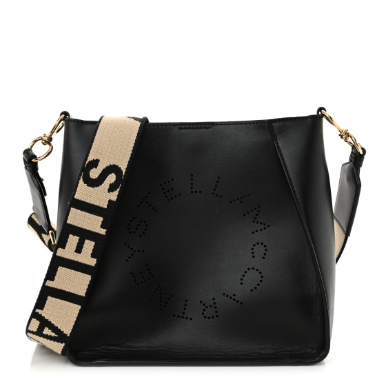 STELLA MCCARTNEY Eco Alter Nappa Perforated Logo Mini