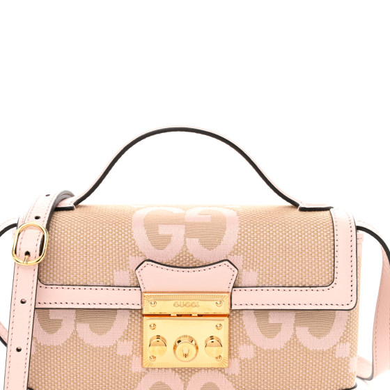 ショルダーバッグ・ポシェット Monogram Jumbo GG Textured Mini Vertical Tote GUCCI GUCCI Monogram Jumbo GG Textured Dollar Calfskin Web Mini