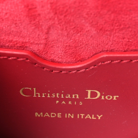 CHRISTIAN DIOR vipギフトボックス 赤 Dior lip case novelty mirror red isetan Case size 8.5cm×3.3