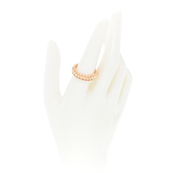 CARTIER 18K Pink Gold SM Clash De Cartier Ring 56 7.5