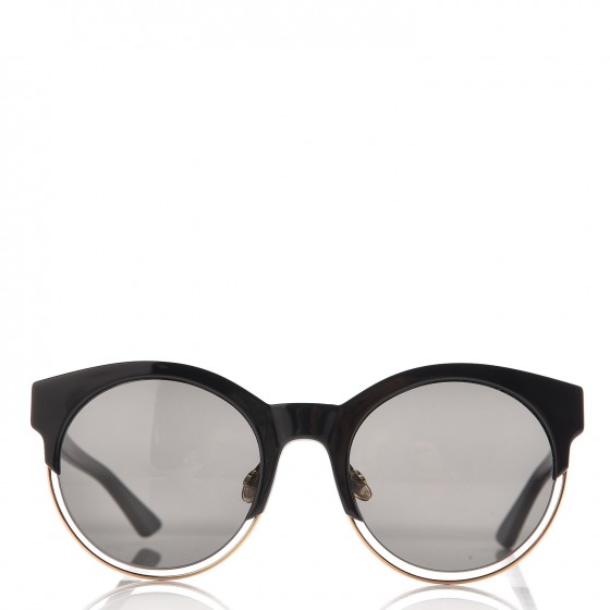 CHRISTIAN DIOR Sideral 1 Sunglasses Black Gold 262467