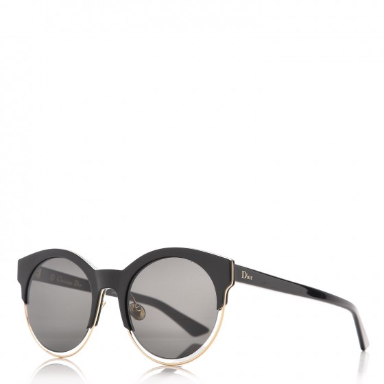 7*a様 7月末までDIOR SIDERAL1 シデラル ラウンド CHRISTIAN DIOR Sideral 1 Sunglasses Black Gold 774618