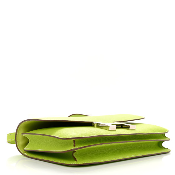 HERMES Epsom Constance Elan 25 Kiwi 1358712 | FASHIONPHILE