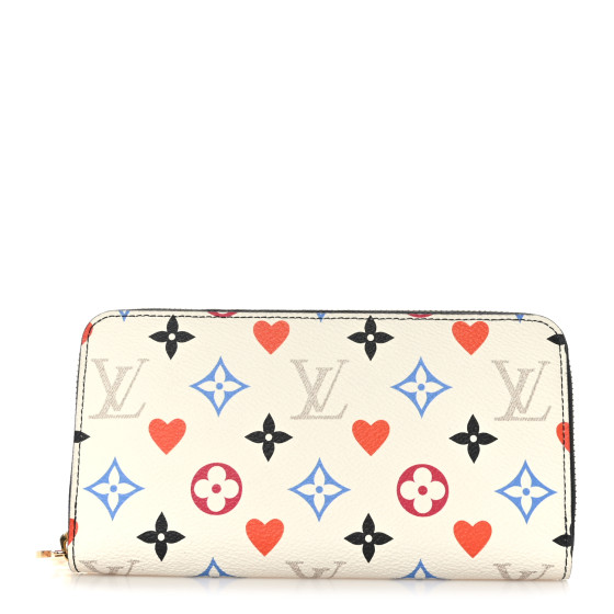 LOUIS VUITTON Game On Zippy Wallet White