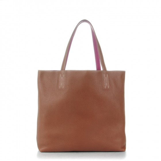 HERMES Taurillon Clemence Double Sens 45 Reversible Tote