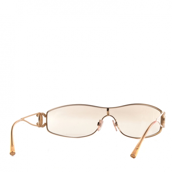 CHANEL Crystal CC Logo Sunglasses 4073-B 89299 | FASHIONPHILE