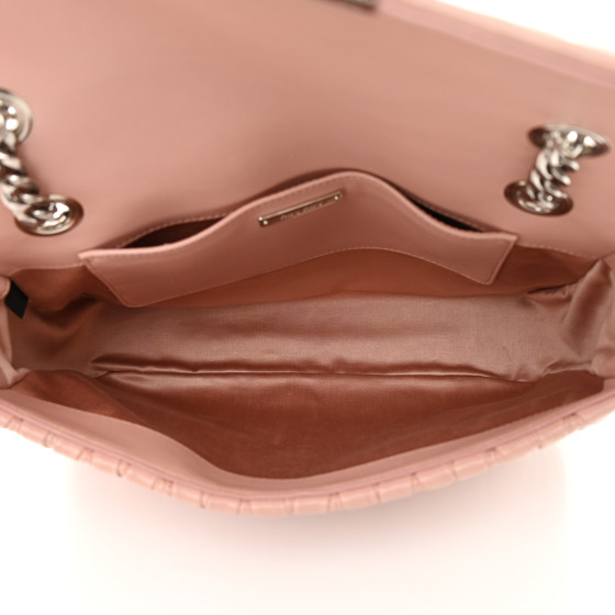 MIU MIU Nappa Matelasse Chain Flap Shoulder Bag Orchidea
