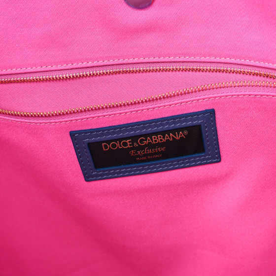 トートバッグ DOLCE & GABBANA Floral shopping bag Multicolor DG floral canvas tote bag in multicoloured - Dolce Gabbana