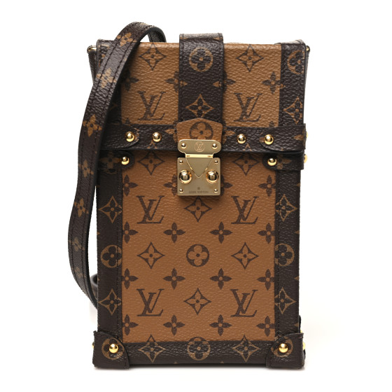 LOUIS VUITTON Reverse Monogram Pochette Trunk Verticale