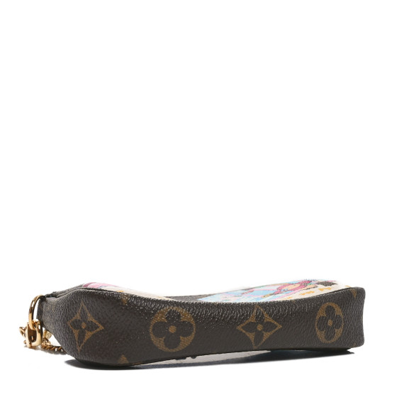 【カバンに忍ばせたい】★LOUIS VUITTON★季節限定★ポーチ LOUIS VUITTON Monogram 2022 Christmas Animation Tokyo Mini