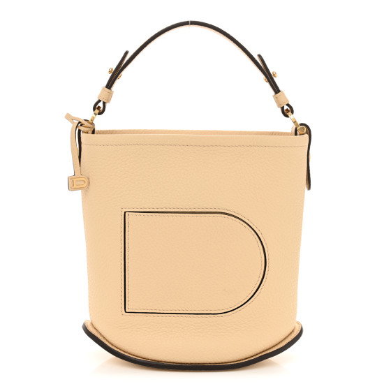 hachi様【国内購入正規品】DELVAUX Pin Mini Bucket Delvaux Pan Mini Bucket Leather/Canvas Brown 2-way handbag