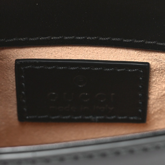GUCCI Boarded Dyana Lux Nano Bamboo 1947 Top Handle Chain