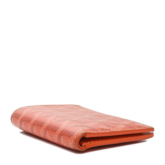 希少品◆入手困難♪【GOYARD】Saint Pierre card holder orange GOYARD Goyardine Saint Pierre Card Holder Orange 1684186