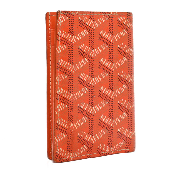 【GOYARD】ST PIERRE 2 カードホルダー GOYARD Goyardine Saint Pierre Card Holder Orange 1684186