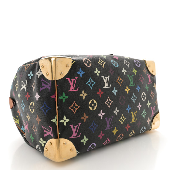 LOUIS VUITTON Monogram Multicolor Speedy 30 Black 1683440