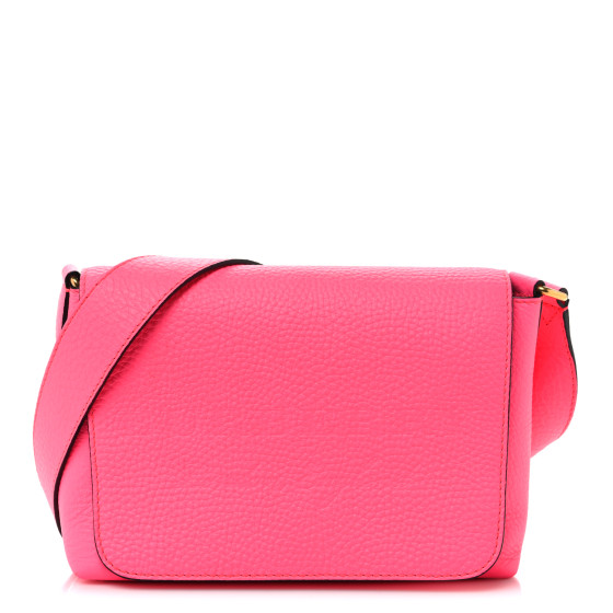 ショルダーバッグ・ポシェット BURBERRY PINK LEATHER KNIGHT SMALL SHOULDER BAG Knight Small leather crossbody bag in purple - Burberry