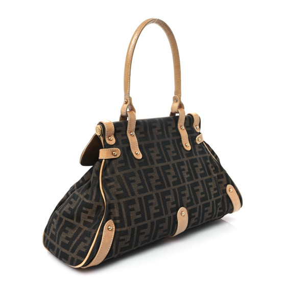 FENDI Zucca Medium Magic Bag Tobacco Beige 1680181