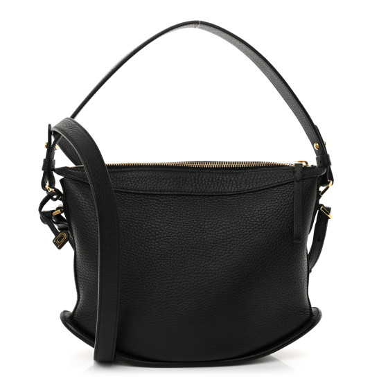 DELVAUX Taurillon Soft Pin Swing Black 1679201 | FASHIONPHILE