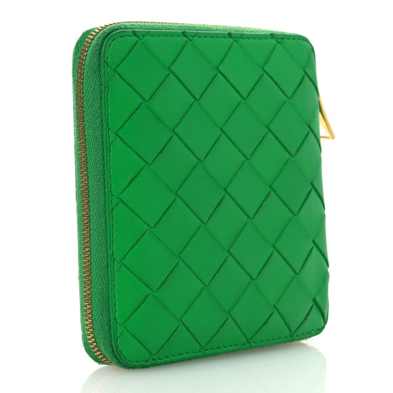 長財布 BOTTEGA VENETA INTRECCIATO NAPPA ZIP-AROUND WALLET BOTTEGA VENETA Nappa Intrecciato Zip Around Wallet Black