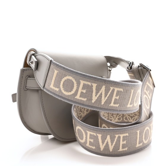 LOEWE ベルト LOEWE Calfskin Jacquard Mini Gate Dual Bag Ash Grey 1681569