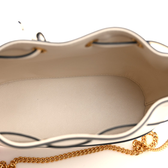 VALENTINO GARAVANI Nappa Mini VLogo Signature Chain Bucket