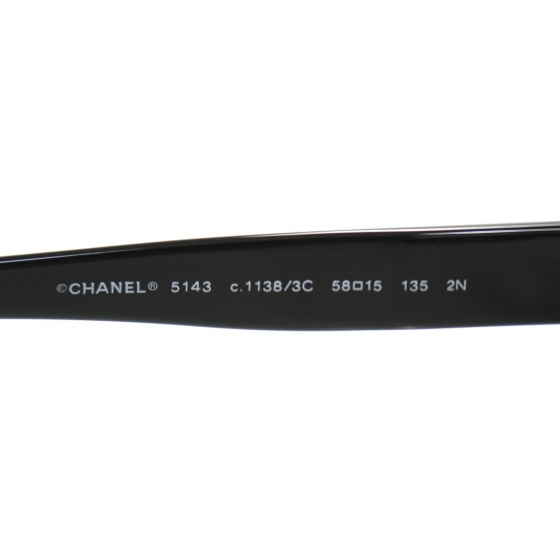 CHANEL 5143-A c.1138/3c サングラス CHANEL(シャネル) サングラス5143-A 5143-A ブラック サイズ 58