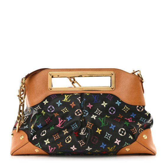 LOUIS VUITTON Monogram Multicolor Judy MM Black 1527443