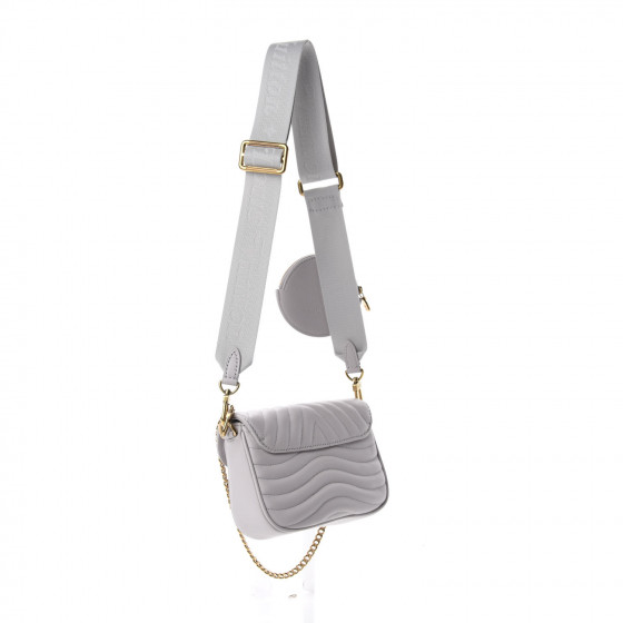 Louis Vuitton キャンプ LOUIS VUITTON Calfskin New Wave Multi Pochette Brume 686403