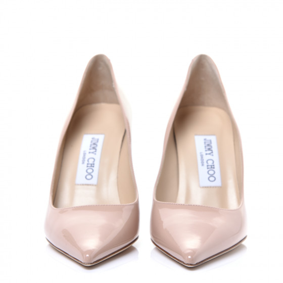 JIMMY CHOO AGNES パウダーピンク JIMMY CHOO Glitter Coarse Agnes 85 Pumps 36 Ballet Pink