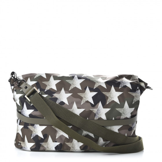 Valentino★素敵！Star Print Messenger Bag New Authentic Valentino Garavani Star Camo Print Briefcase