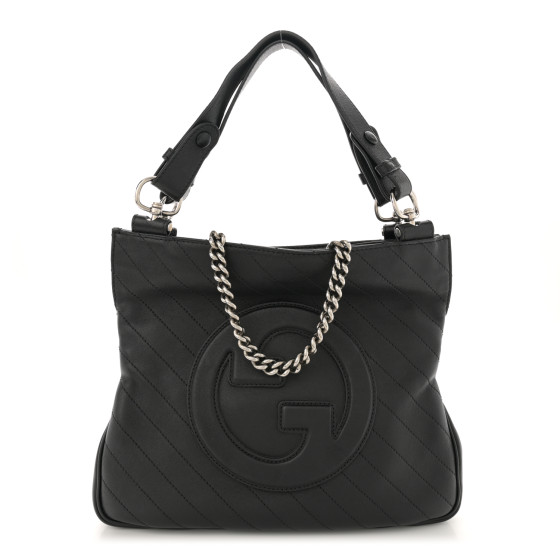 GUCCI Sakai Be Green Calfskin Diagonal Stitched Small