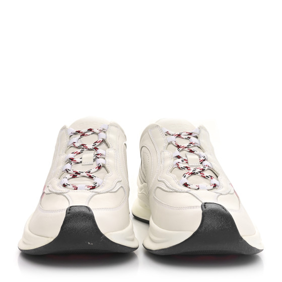 GUCCIスニーカー　36.5 GUCCI Technical Knit Fabric Calfskin Mens Gucci Run Sneakers