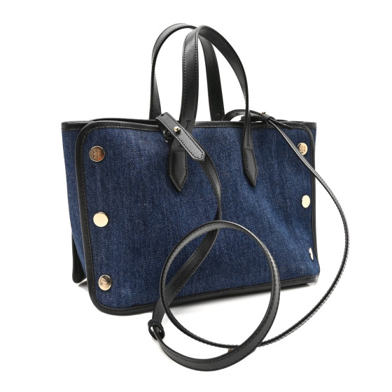 GIVENCHY Denim Mini Logo Bond Shopper Tote Blue 1635931