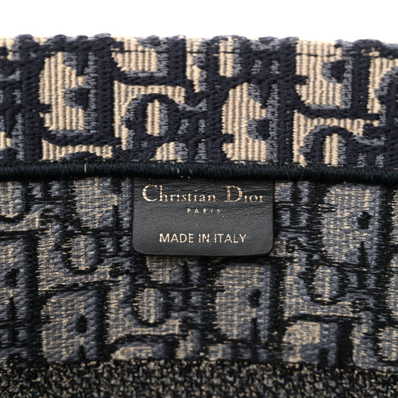 バッグ Christian Dior CHRISTIAN DIOR Oblique Medium Book Tote Blue Multicolor