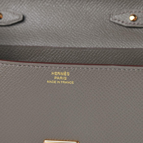 HERMES Epsom Clic 16 Wallet Etain 717626 | FASHIONPHILE