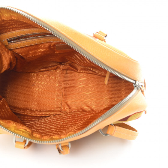 SUN　PRADA バッグ PRADA Canvas Canapa St. Soho Bowler Bag Soleil 716847