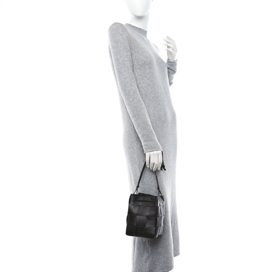 BOTTEGA VENETA Nappa Maxi Intrecciato Cassette Bucket Bag