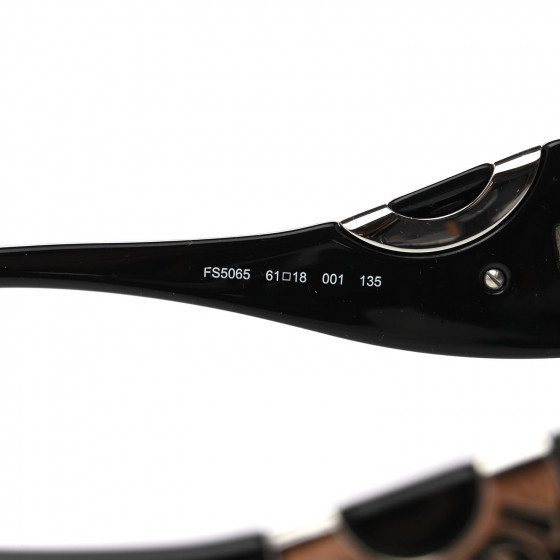 FENDI Acetate Sunglasses FS5065 Black 1064492 | FASHIONPHILE